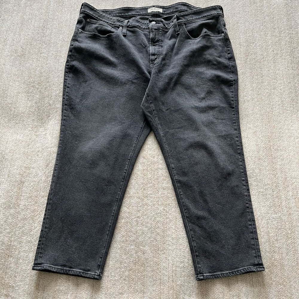Madewell Plus Size Charcoal Ankle Jeans